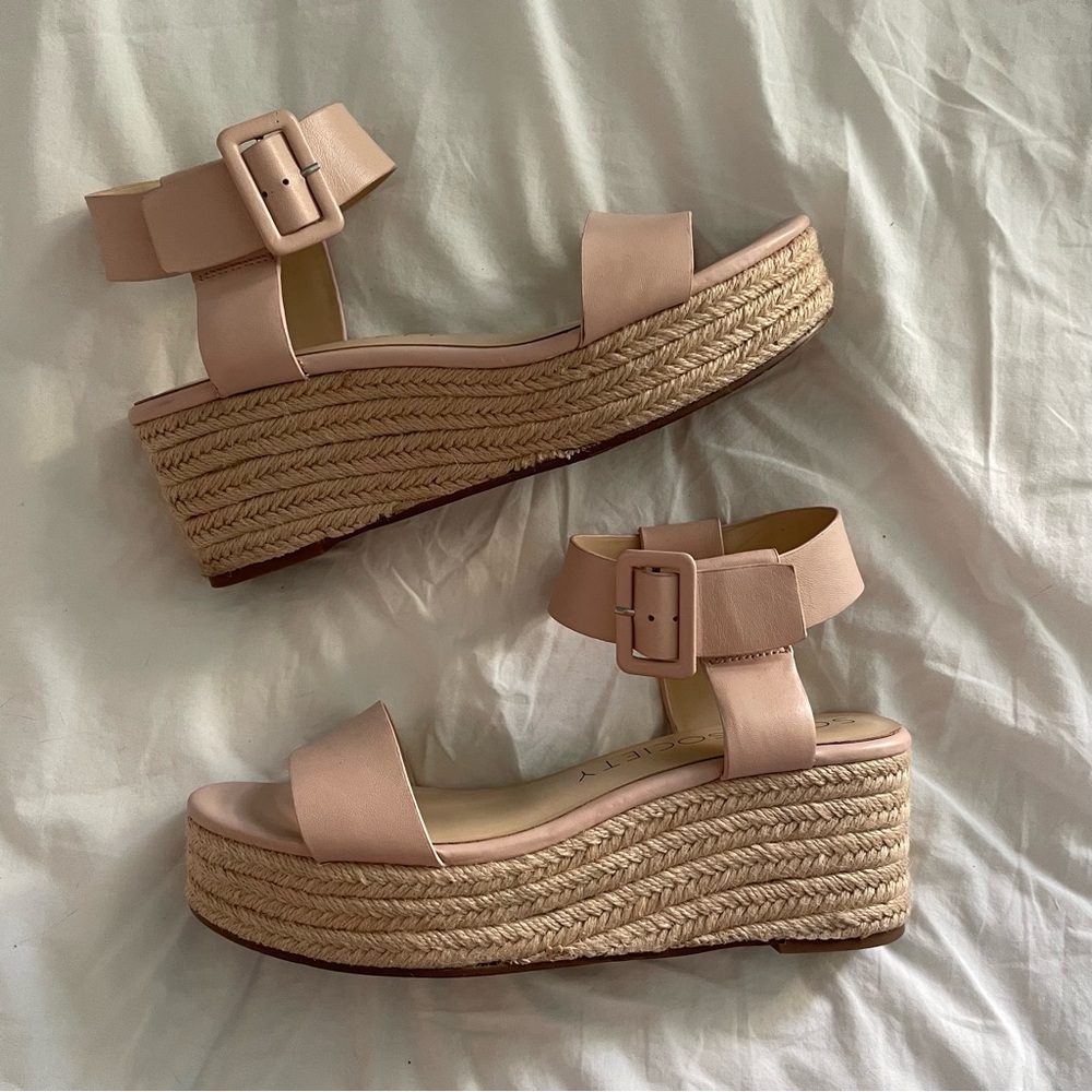Sole Society Flatform Sandals